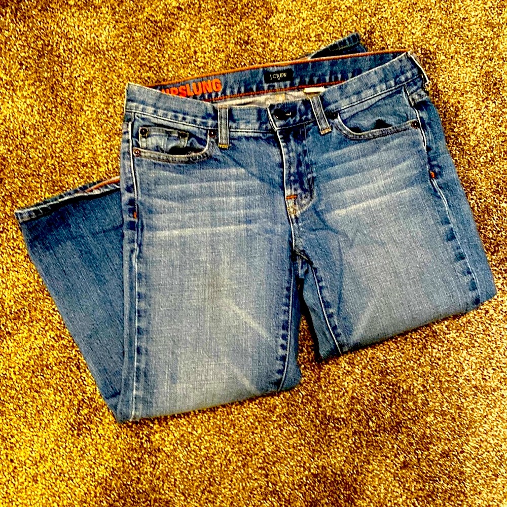 J Crew denim capris